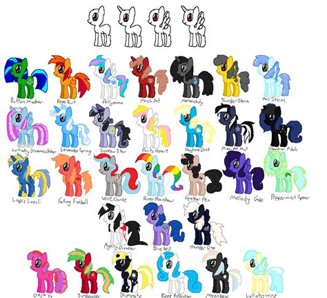 blue my little pony name